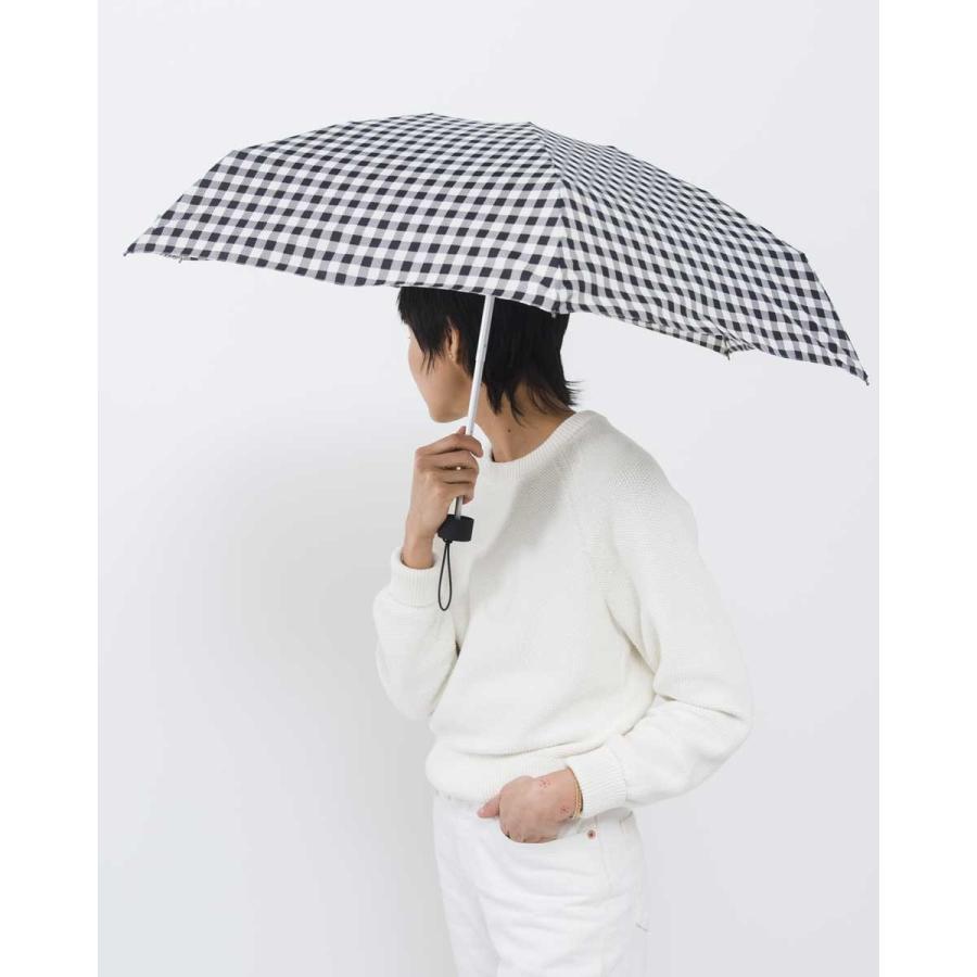 折りたたみ傘 BAGGU UMBRELLA レディース かさ 軽量コンパクト！ 折り畳み傘 バグゥ 折傘 女性用 ギンガムブラック | BAGGU | 01