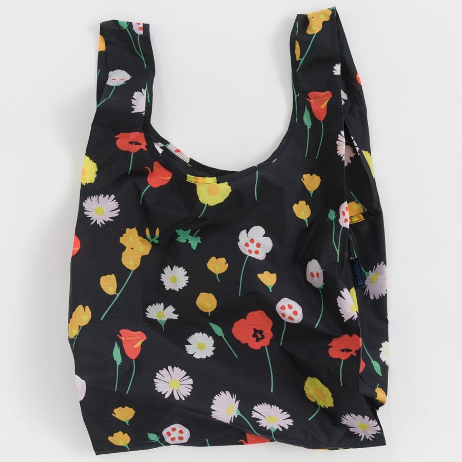 エコバッグ BAGGU 正規品 STANDARD BAGGU 定番サイズ 人気 折りたたみ ショッピングバッグ バグゥ スタンダードバグゥ ワイルドフラワー | BAGGU