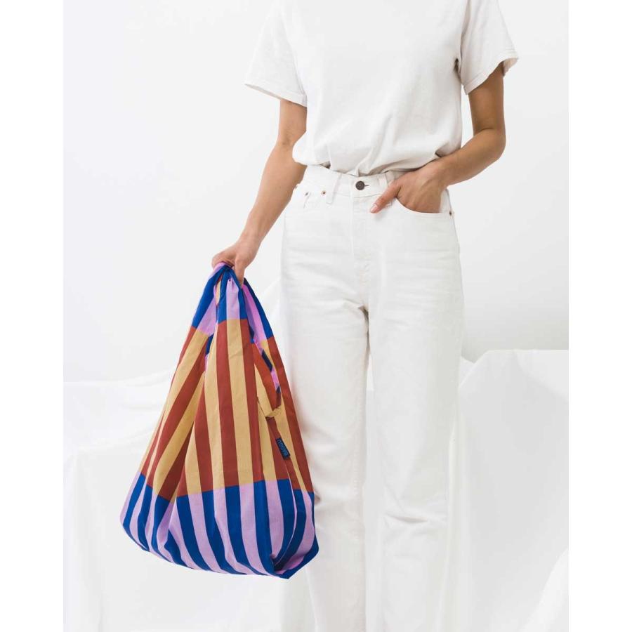 エコバッグ BAGGU 正規品 STANDARD BAGGU 無地・模様 定番サイズ 折りたたみ ショッピングバッグ バグゥ スタンダードバグゥ キルトストライプ | BAGGU | 01