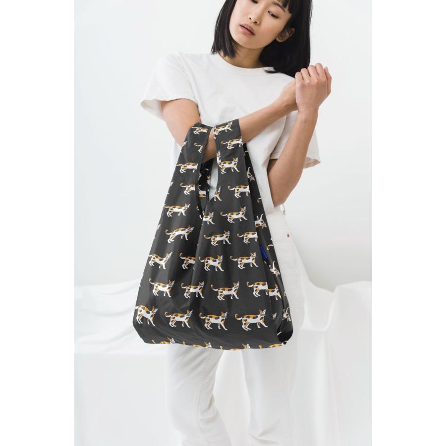 エコバッグ BAGGU 正規品 STANDARD BAGGU 定番サイズ 折りたたみ ショッピングバッグ バグゥ スタンダードバグゥ 日本限定モデル ミケ猫 | BAGGU | 01