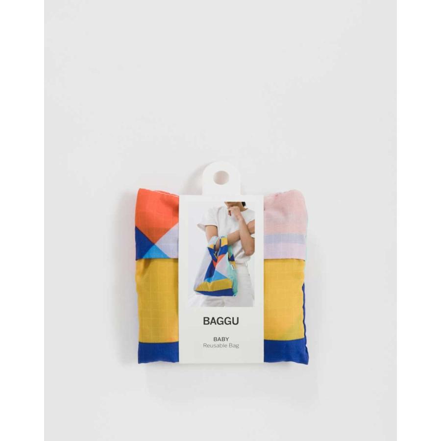 エコバッグ BAGGU 正規品 BABY BAGGU 小さめ 折りたたみ ショッピングバッグ バグゥ ベビー キルトブロック | BAGGU | 04