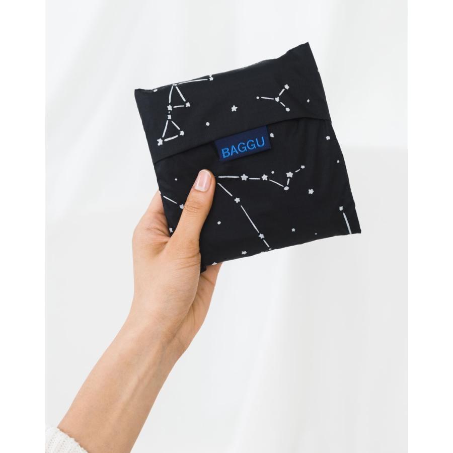 エコバッグ BAGGU 正規品 BIG BAGGU 収納ポーチ 大きめ 折りたたみ ショッピングバッグ バグゥ ビッグバグゥ ブラックコンステレーション | BAGGU | 03