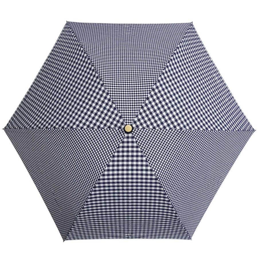 晴雨兼用傘 +RING coco 50cm 折りたたみ傘 レディース 折り畳み傘 日傘 雨傘 日傘 雨傘 プラスリング 折傘 女性用 T669 ギンガムブラック | 