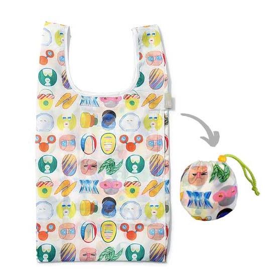 エコバッグ ルートート x 横山裕一 ネオ漫画トート 折りたたみ ショッピングバッグ ROOTOTE トートバッグ 野獣とわたしたち ROO-shopper ルーショッパー | ROOTOTE | 02