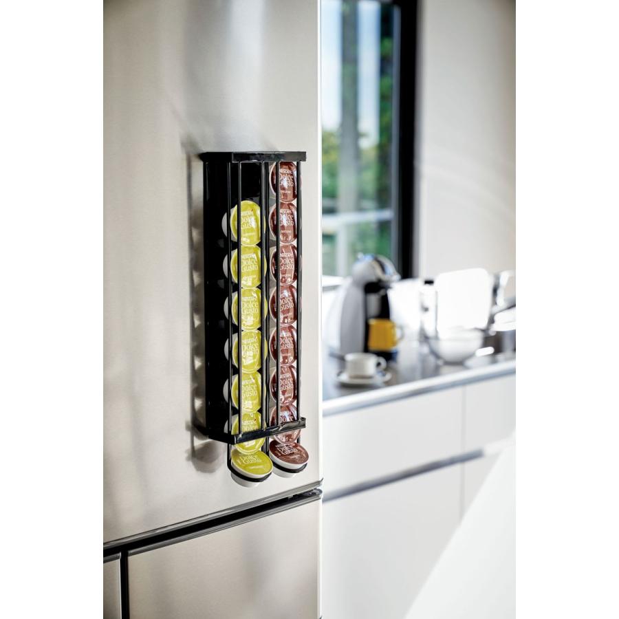 コーヒーカプセル収納 正規品 TOWER タワー マグネットコーヒーカプセルホルダー 山崎実業 Lサイズ用 ネスカフェ ドルチェグスト用カプセル対応 ブラック |  | 01