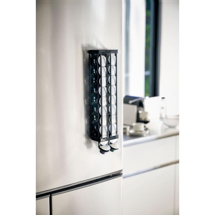 コーヒーカプセル収納 正規品 TOWER タワー マグネットコーヒーカプセルホルダー 収納ラック 山崎実業 Sサイズ用 ネスプレッソ用カプセル対応 ブラック |  | 01