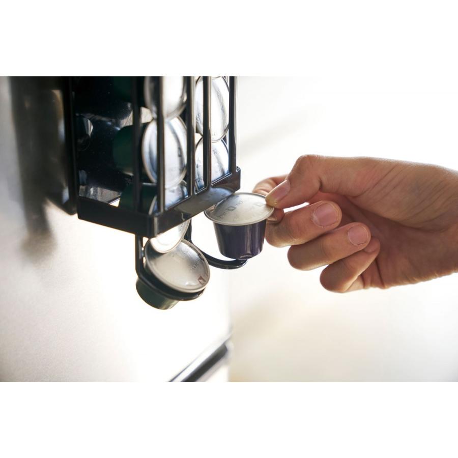 コーヒーカプセル収納 正規品 TOWER タワー マグネットコーヒーカプセルホルダー 収納ラック 山崎実業 Sサイズ用 ネスプレッソ用カプセル対応 ブラック |  | 03