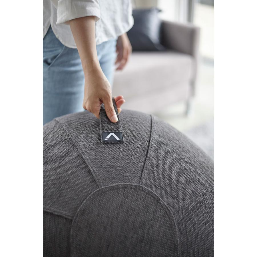シーティングボール 正規品 Vivora LUNO CHENILLE フィットネス 体幹 椅子代わり バランスボール ヴィボラ チャコールグレー |  | 07