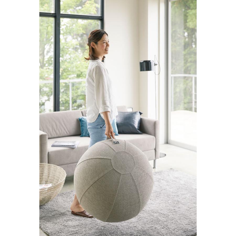 シーティングボール 正規品 Vivora LUNO CHENILLE フィットネス 体幹 椅子代わり バランスボール ヴィボラ ベージュ |  | 06