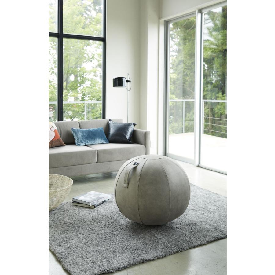 シーティングボール Vivora ルーノ レザーレット 合皮 バランスボール ヴィボラ LUNO LEATHERETTE ライトグレー |  | 01