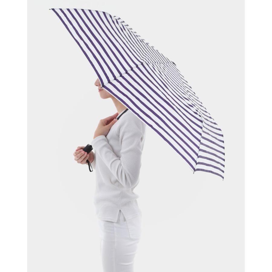 折りたたみ傘 BAGGU UMBRELLA AUTO レディース メンズ 男女兼用 自動開閉式 折り畳み傘 バグゥ アンブレラオート ホワイトネイビー | BAGGU | 01