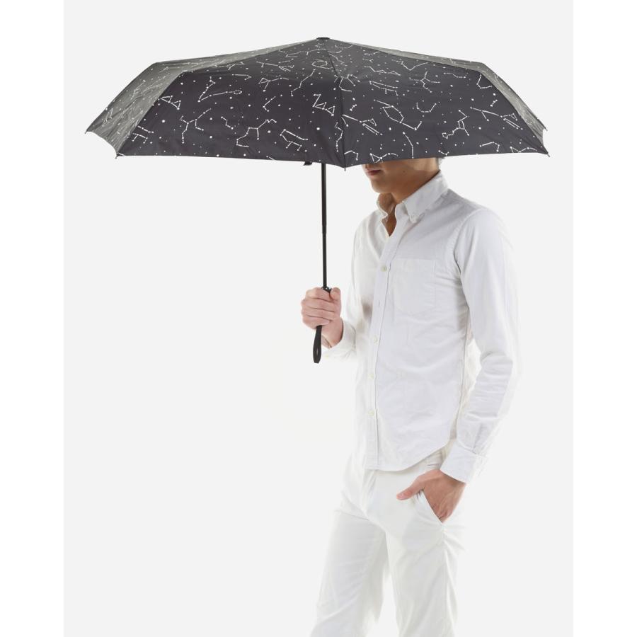 折りたたみ傘 BAGGU UMBRELLA AUTO レディース メンズ 男女兼用 自動開閉式 折り畳み傘 バグゥ アンブレラオート コンステレーション（星座） | BAGGU | 02