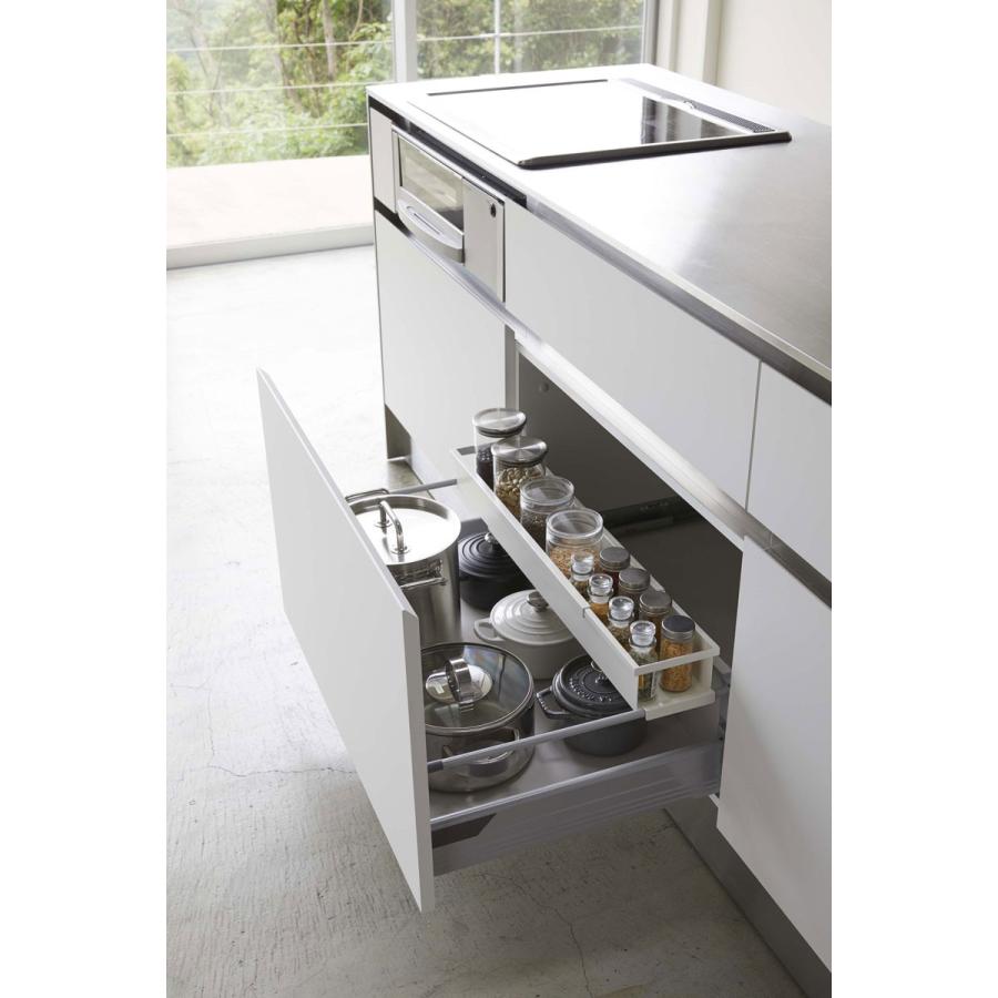 シンク下収納 山崎実業 Tower シンク下伸縮キッチンラック スリム シンク下ラック コンロ下収納 キッチン収納 調味料ラック Yamazaki タワー ホワイト 美しく暮らす C D F 通販 Yahoo ショッピング