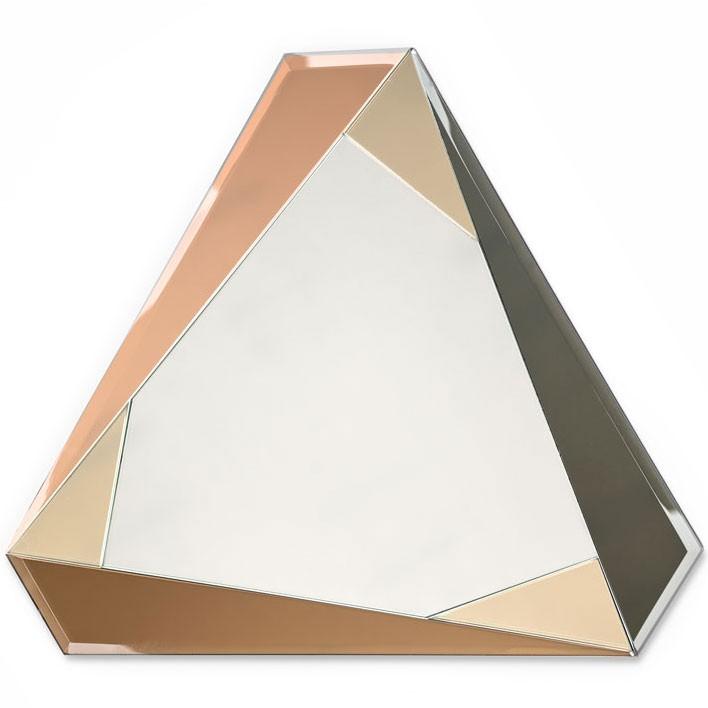 ミラー amabro COLOR MIRROR おしゃれ 壁掛け 鏡 アマブロ トライアングル | 