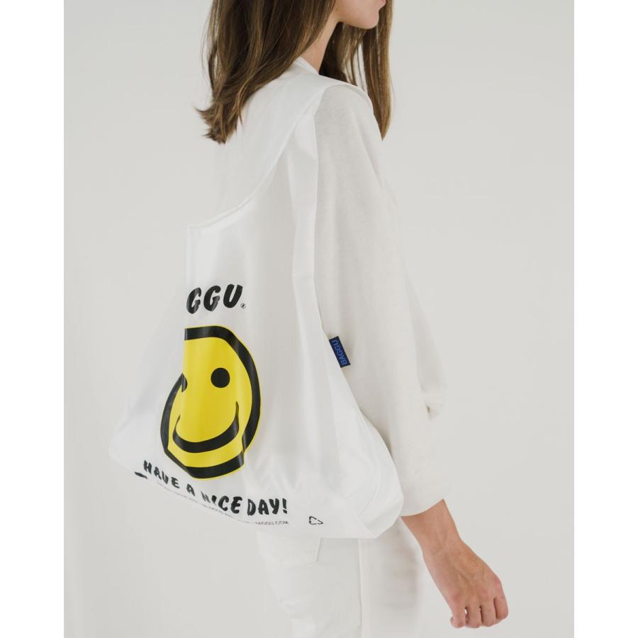 エコバッグ BAGGU 正規品 STANDARD BAGGU イラストシリーズ 定番サイズ 折りたたみ ショッピングバッグ バグゥ Thank You（ハッピー） | BAGGU | 01