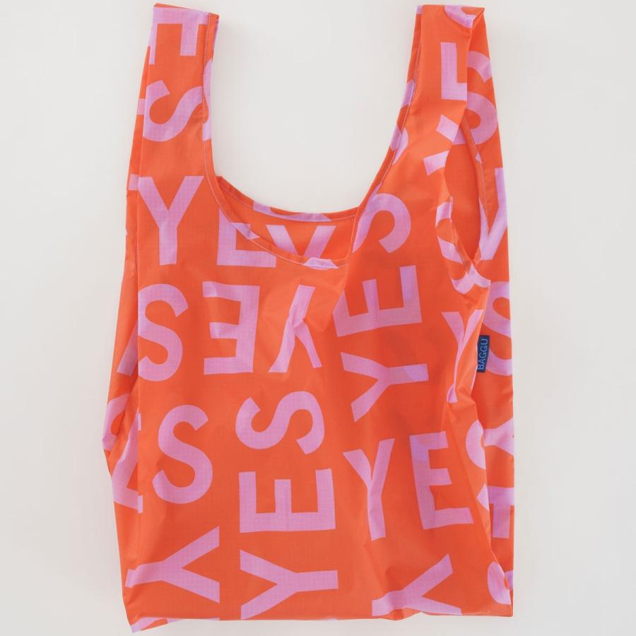 エコバッグ BAGGU 正規品 STANDARD BAGGU イラストシリーズ 定番サイズ 折りたたみ ショッピングバッグ バグゥ YES | BAGGU