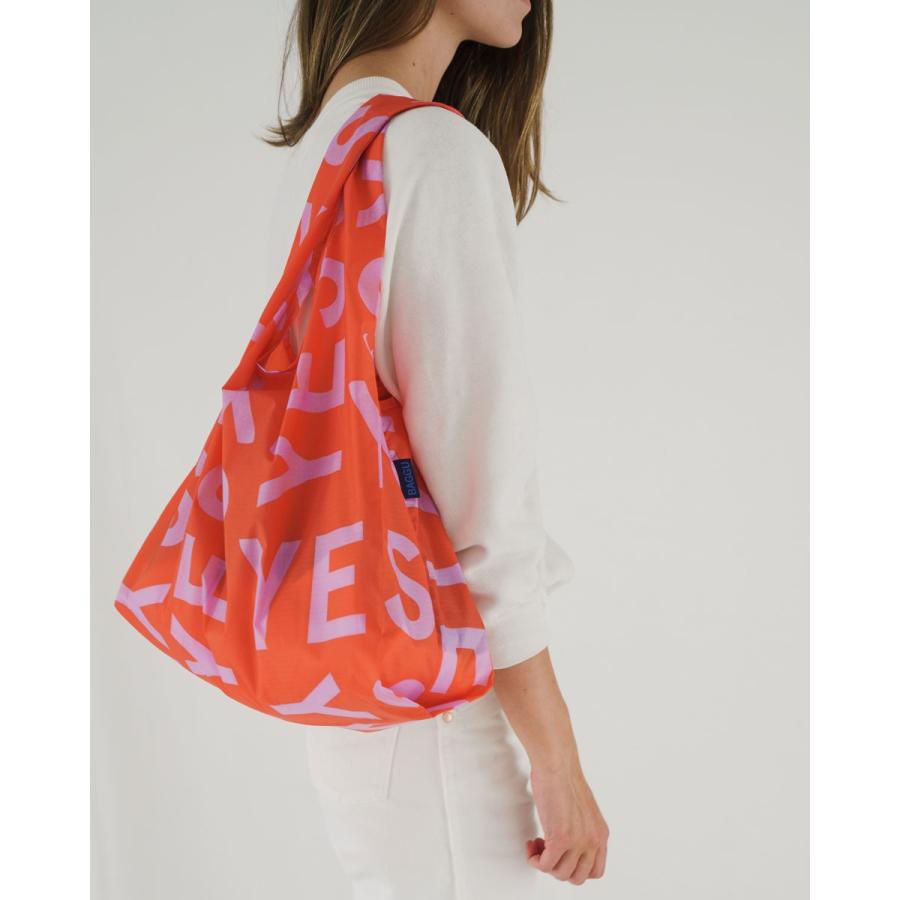 エコバッグ BAGGU 正規品 STANDARD BAGGU イラストシリーズ 定番サイズ 折りたたみ ショッピングバッグ バグゥ YES | BAGGU | 01