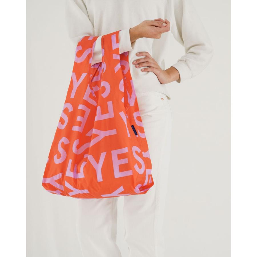 エコバッグ BAGGU 正規品 STANDARD BAGGU イラストシリーズ 定番サイズ 折りたたみ ショッピングバッグ バグゥ YES | BAGGU | 02