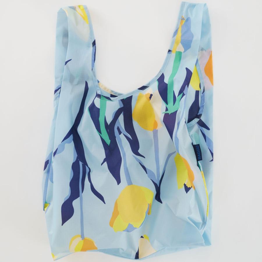 エコバッグ BAGGU 正規品 STANDARD BAGGU イラストシリーズ 定番サイズ 折りたたみ ショッピングバッグ バグゥ チューリップ | BAGGU