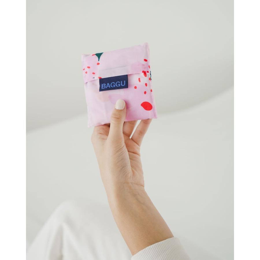 エコバッグ BAGGU 正規品 BABY BAGGU イラストシリーズ 小さめサイズ 折りたたみ ショッピングバッグ バグゥ サクラ | BAGGU | 03
