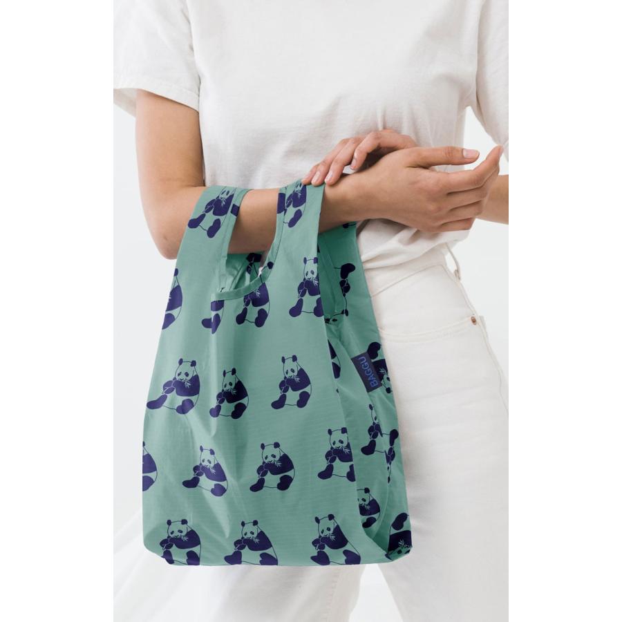 エコバッグ BAGGU 正規品 BABY BAGGU イラストシリーズ 小さめサイズ 折りたたみ ショッピングバッグ バグゥ パンダ（日本限定） | BAGGU | 01