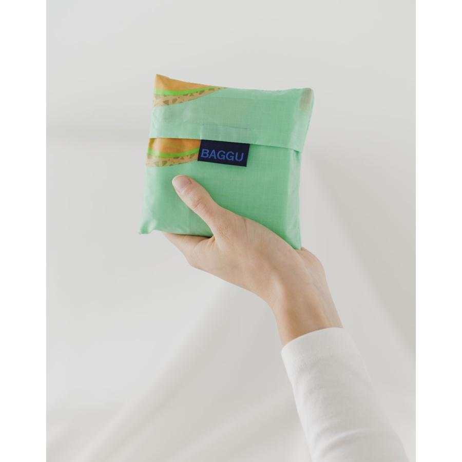 エコバッグ BAGGU 正規品 STANDARD BAGGU イラストシリーズ 定番サイズ 折りたたみ ショッピングバッグ バグゥ メロン | BAGGU | 03
