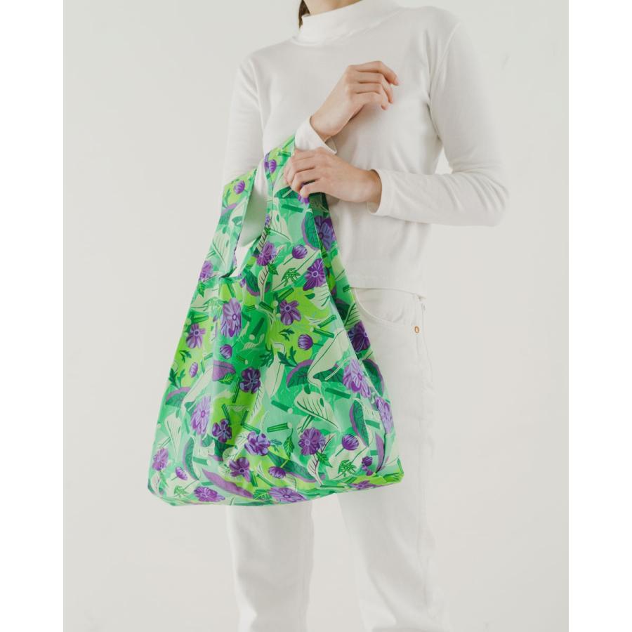 エコバッグ BAGGU 正規品 STANDARD BAGGU イラストシリーズ 定番サイズ 折りたたみ ショッピングバッグ バグゥ グリーンサラダ | BAGGU | 01