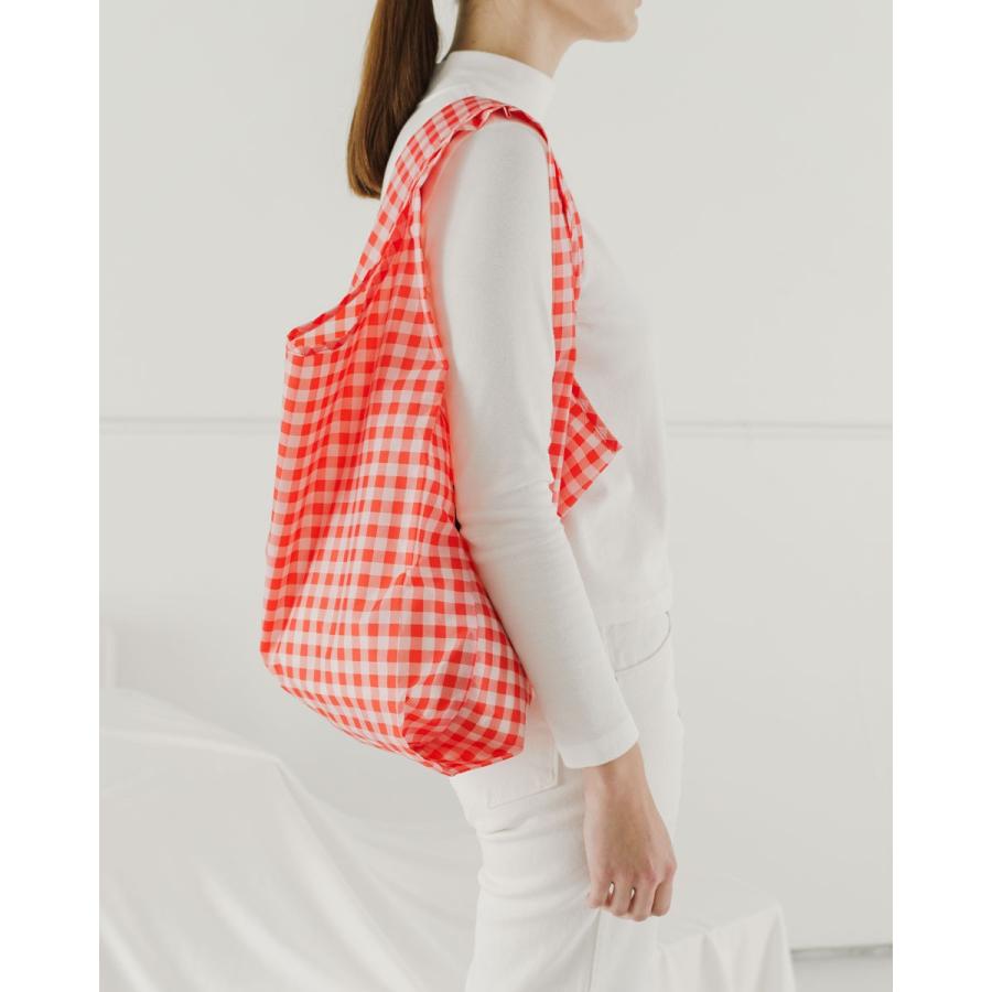 エコバッグ BAGGU 正規品 STANDARD BAGGU 模様シリーズ 定番サイズ 折りたたみ ショッピングバッグ バグゥ レッドギンガム | BAGGU | 02