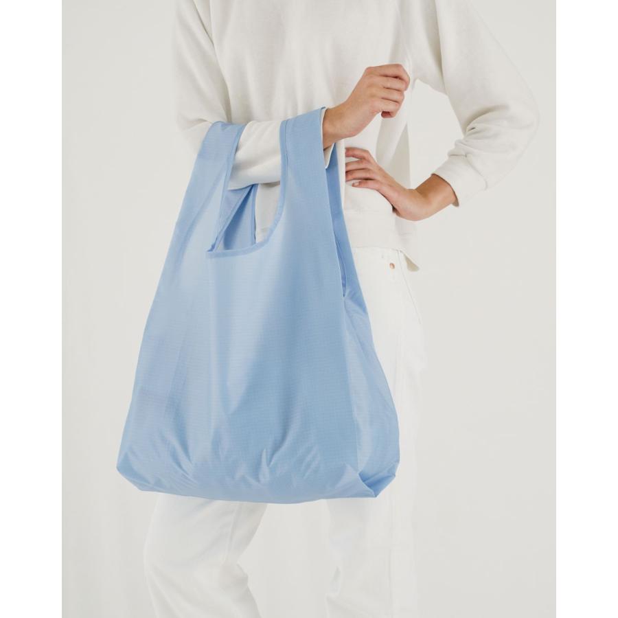 エコバッグ BAGGU 正規品 STANDARD BAGGU 無地シリーズ 定番サイズ 折りたたみ ショッピングバッグ バグゥ スカイブルー | BAGGU | 01