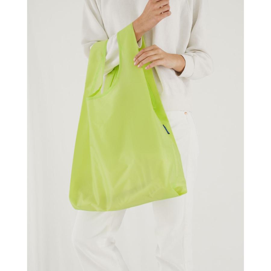 エコバッグ BAGGU 正規品 STANDARD BAGGU 無地シリーズ 定番サイズ 折りたたみ ショッピングバッグ バグゥ ライムグリーン | BAGGU | 01