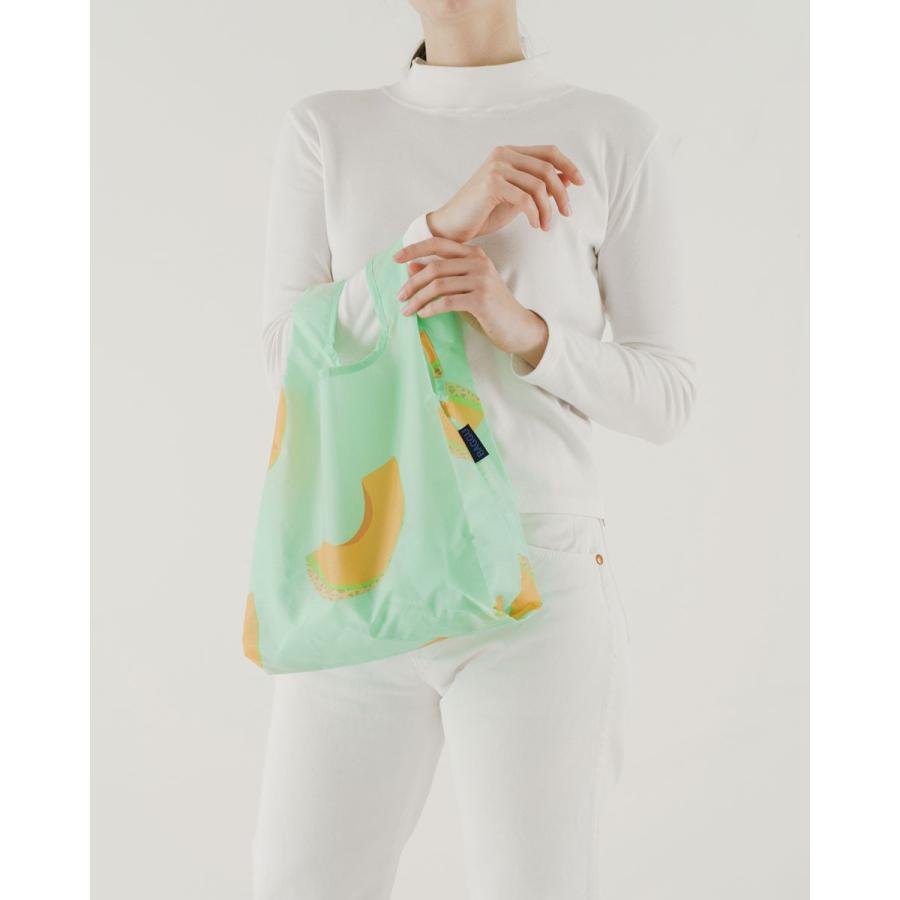 エコバッグ BAGGU 正規品 BABY BAGGU イラストシリーズ 小さめサイズ 折りたたみ ショッピングバッグ バグゥ メロン | BAGGU | 01