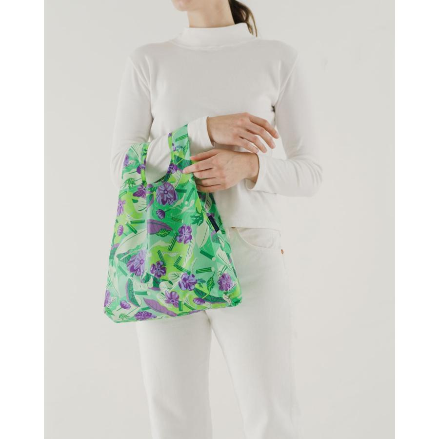 エコバッグ BAGGU 正規品 BABY BAGGU イラストシリーズ 小さめサイズ 折りたたみ ショッピングバッグ バグゥ グリーンサラダ | BAGGU | 01