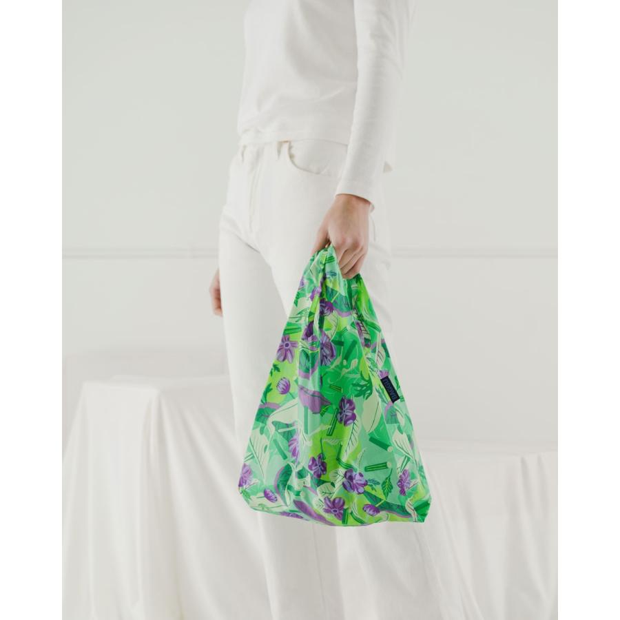 エコバッグ BAGGU 正規品 BABY BAGGU イラストシリーズ 小さめサイズ 折りたたみ ショッピングバッグ バグゥ グリーンサラダ | BAGGU | 02