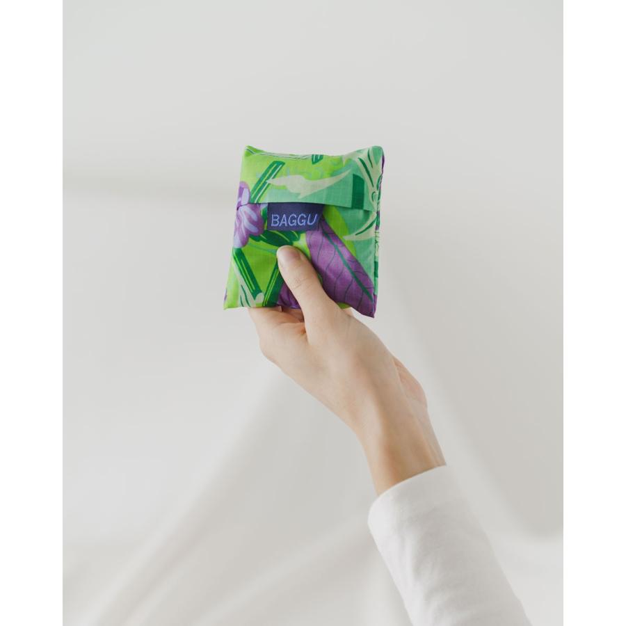エコバッグ BAGGU 正規品 BABY BAGGU イラストシリーズ 小さめサイズ 折りたたみ ショッピングバッグ バグゥ グリーンサラダ | BAGGU | 03