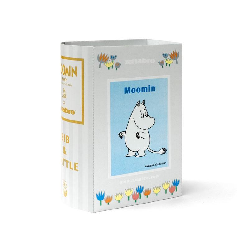 出産祝い amabro MOOMIN BABY BIB＆RATTLE パッケージ入り 出産お祝いギフト アマブロ ムーミン | MOOMIN | 01