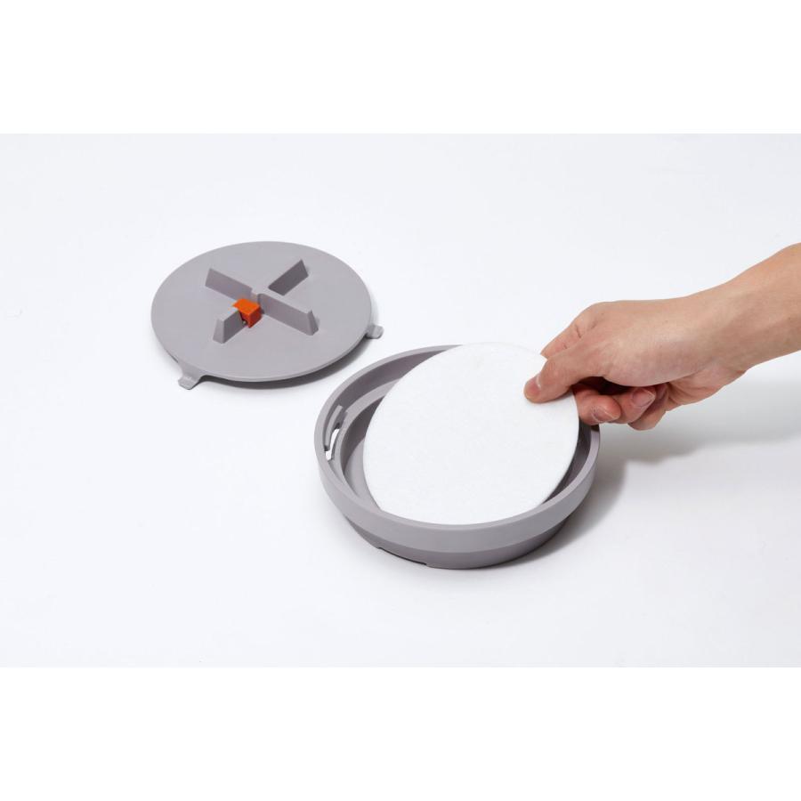 蚊取り線香入れ ideaco Kayari Manhole おしゃれ 不燃ガラスファイバーシート付き 蚊遣り 蚊やり器 イデアコ マットブラック |  | 04