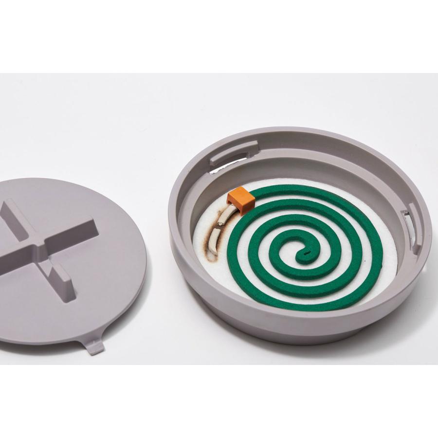 蚊取り線香入れ ideaco Kayari Manhole おしゃれ 不燃ガラスファイバーシート付き 蚊遣り 蚊やり器 イデアコ マットブラック |  | 07