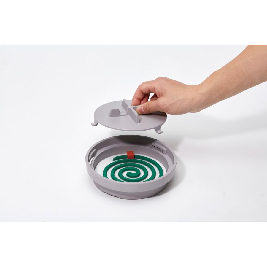 蚊取り線香入れ ideaco Kayari Manhole おしゃれ 不燃ガラスファイバーシート付き 蚊遣り 蚊やり器 イデアコ マットグレー |  | 05