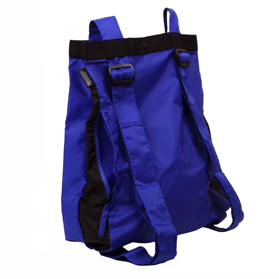 エコバッグ ルートート セオルーショッパー レジバッグ 2WAY リュックタイプ コンパクト収納 折りたたみ ショッピングバッグ ROOTOTE ネイビー | ROOTOTE | 02