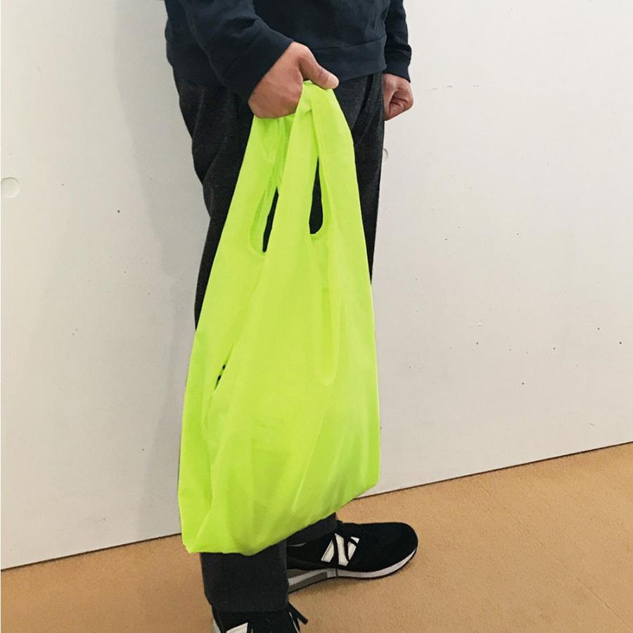 エコバッグ ルートート ルーショッパー レイジー 12リットル ポータブルエコバッグ 携帯 リング付き 折りたたみ ショッピングバッグ ROOTOTE イエロー | ROOTOTE | 02