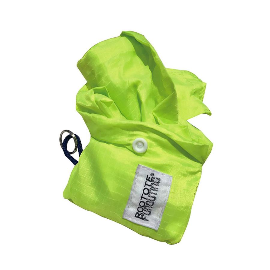 エコバッグ ルートート ルーショッパー レイジー 12リットル ポータブルエコバッグ 携帯 リング付き 折りたたみ ショッピングバッグ ROOTOTE グレー | ROOTOTE | 03