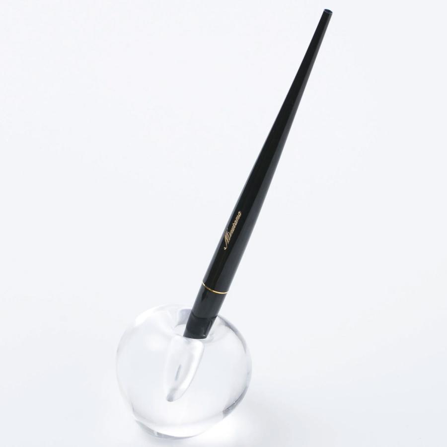 ペン立て 100percent 1本ペン立て MIZUTAMA 高級感 ガラス製 1本差し ペンホルダー 100％ 100パーセント クリア | 100percent