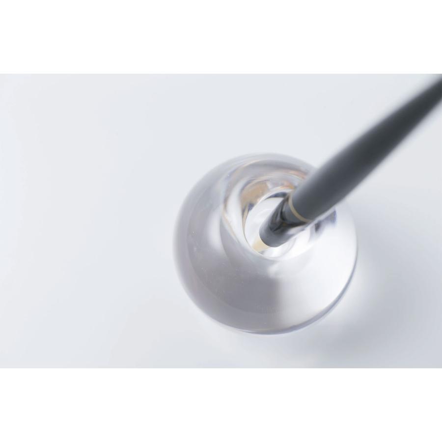 ペン立て 100percent 1本ペン立て MIZUTAMA 高級感 ガラス製 1本差し ペンホルダー 100％ 100パーセント クリア | 100percent | 05