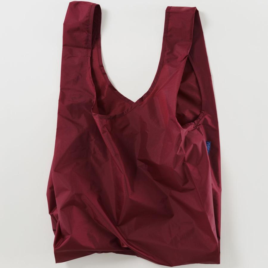 エコバッグ BAGGU 正規品 STANDARD BAGGU 無地 収納ポーチ レジ袋 折りたたみ ショッピングバッグ バグゥ クランベリー | BAGGU
