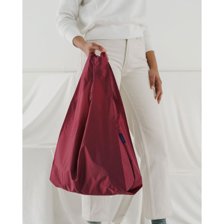 エコバッグ BAGGU 正規品 STANDARD BAGGU 無地 収納ポーチ レジ袋 折りたたみ ショッピングバッグ バグゥ クランベリー | BAGGU | 02