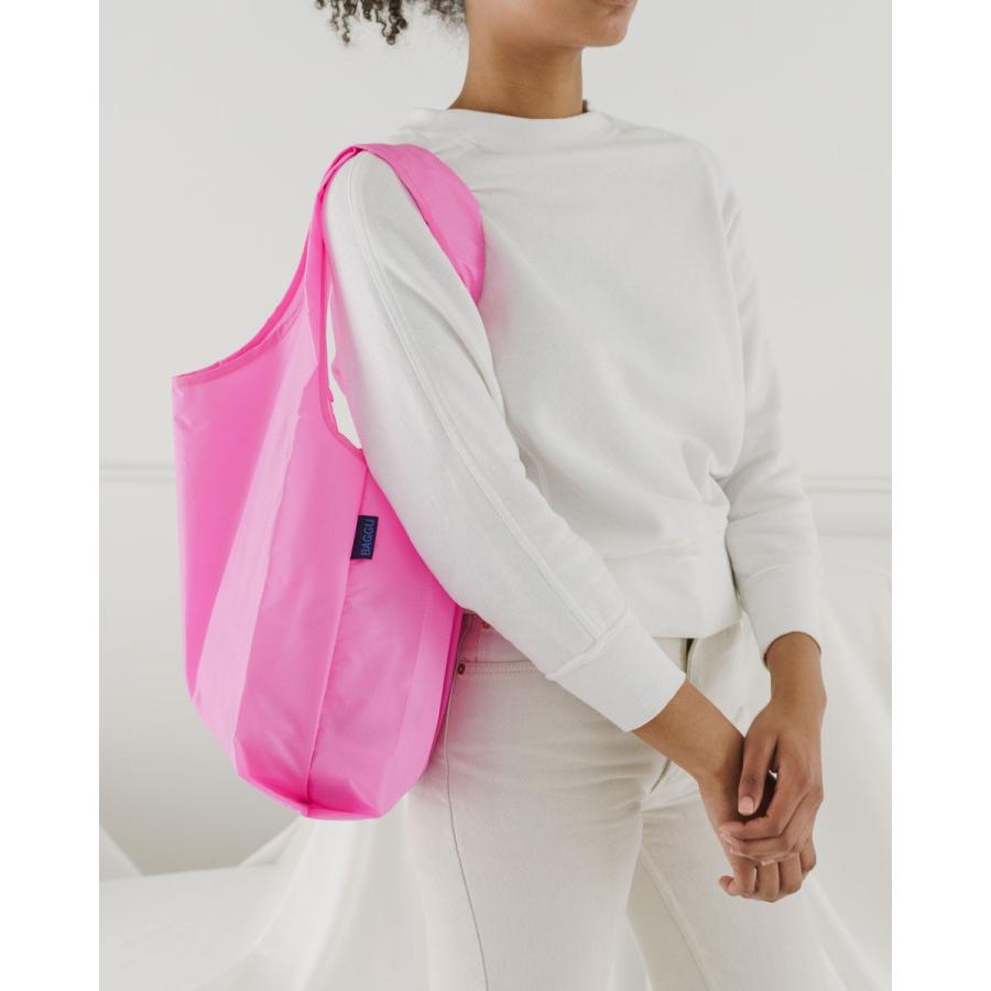 エコバッグ BAGGU 正規品 STANDARD BAGGU 無地 収納ポーチ レジ袋 折りたたみ ショッピングバッグ バグゥ ブライトピンク | BAGGU | 01