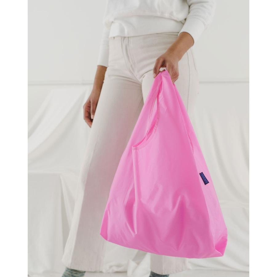 エコバッグ BAGGU 正規品 STANDARD BAGGU 無地 収納ポーチ レジ袋 折りたたみ ショッピングバッグ バグゥ ブライトピンク | BAGGU | 02