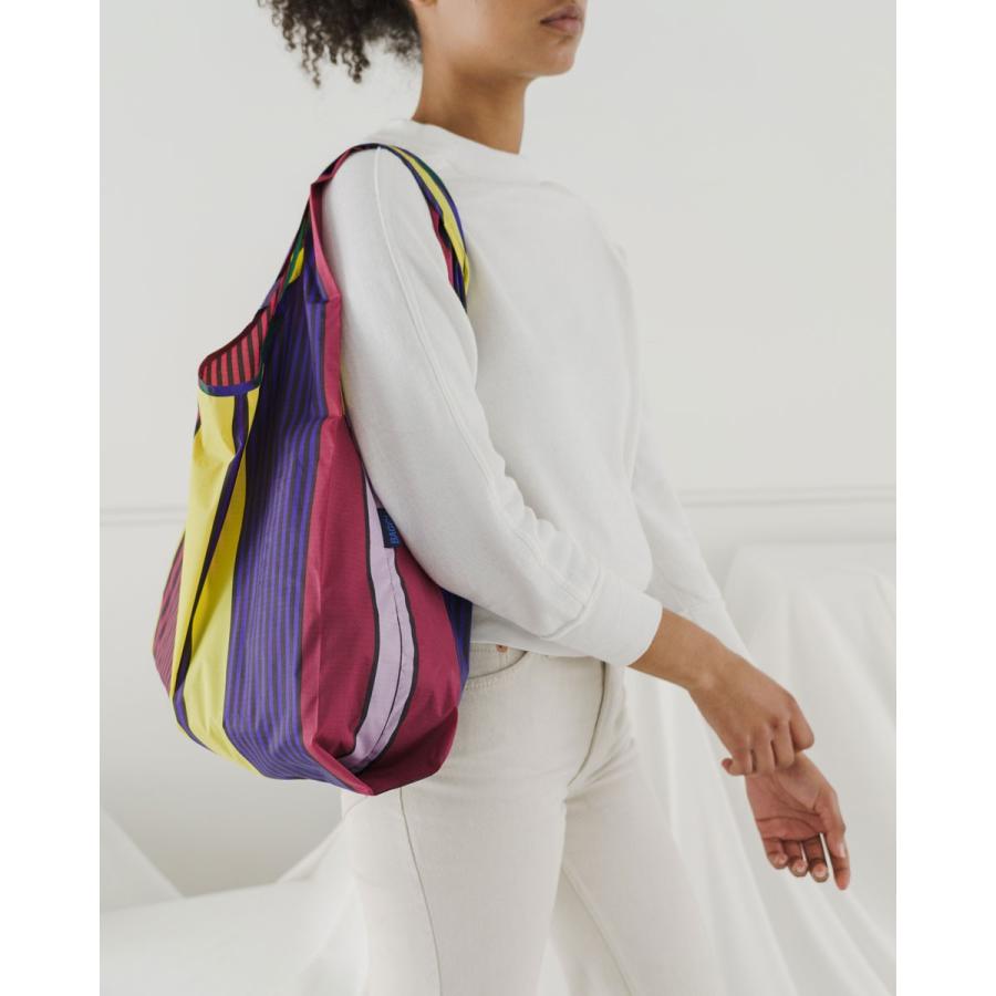 エコバッグ BAGGU 正規品 STANDARD BAGGU おしゃれ 折りたたみ ショッピングバッグ バグゥ スカーフストライプ | BAGGU | 01