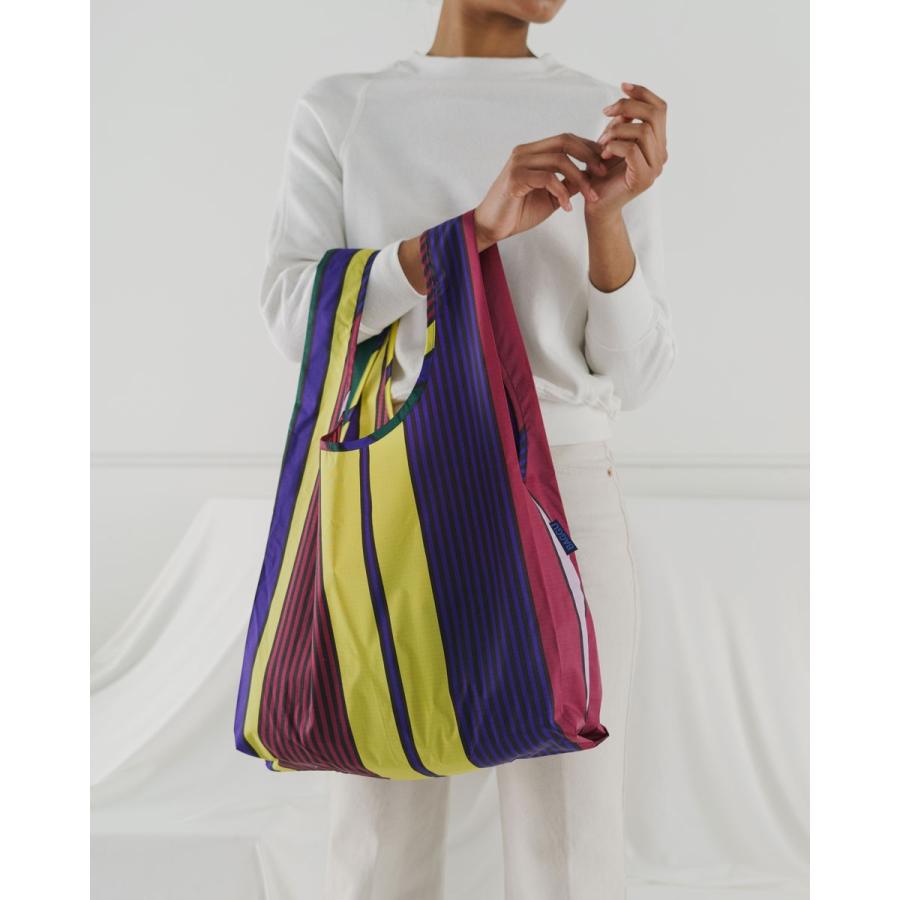 エコバッグ BAGGU 正規品 STANDARD BAGGU おしゃれ 折りたたみ ショッピングバッグ バグゥ スカーフストライプ | BAGGU | 03