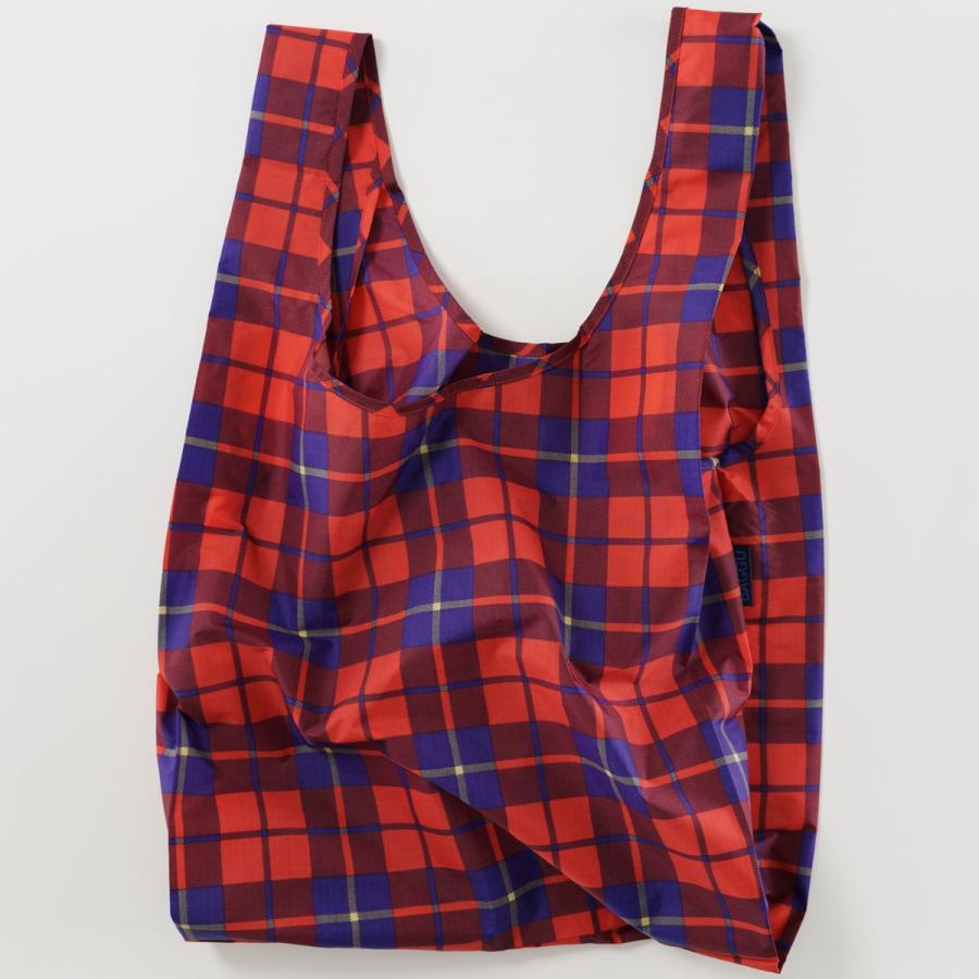 エコバッグ BAGGU 正規品 STANDARD BAGGU おしゃれ 折りたたみ ショッピングバッグ バグゥ タータンレッド | BAGGU